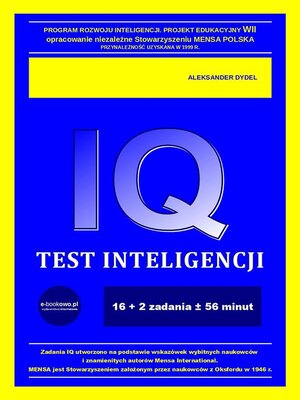 cover image of Test inteligencji IQ